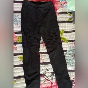Girls M black leggings